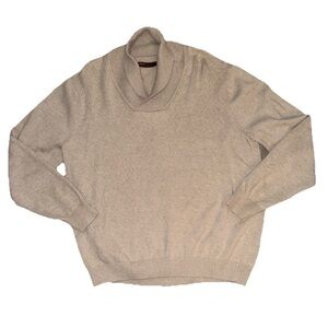 Perry Ellis Beige Turtleneck Sweater